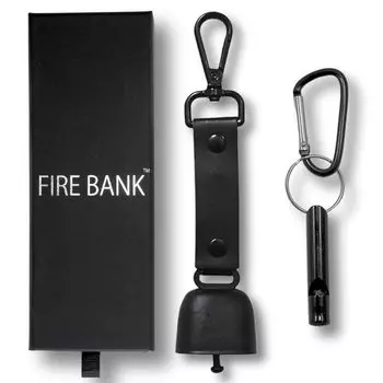 FIRE BANK Bear Bear Prevention Bear Легко заглушает в 1 Поставляется с Спасательным Компактным Звонком, Звонок, Предотвращение, Секунда, Свисток, Скалолазание, Треккинг,