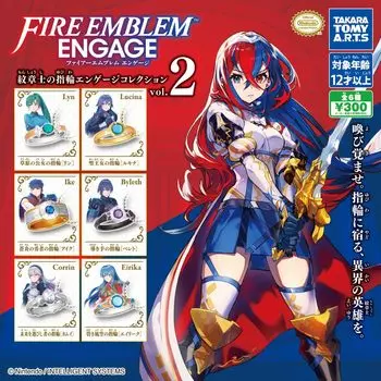 Fire Emblem Engage Геральдическое кольцо Набор коллекции Engage Набор капсульных игрушек Гача Том 2 [Полный 6]