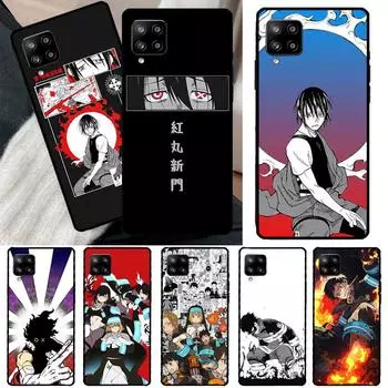 Fire Force Anime Cover For Samsung Galaxy A52S A12 A22 A32 A52 A72 A21S A03S A50 A70 A71 A51 A33 A53 Case Samsung A02S