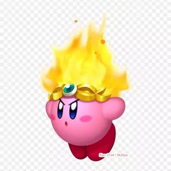 Fire Kirby Kirby Triple Deluxe Kirby Star Allies Утюг на теплопередаче Печать Виниловые нашивки Наклейка для одежды DIY Аппликации Моющиеся нашивки