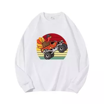 Firebird Autumn Clothing Long Sleeved Pure Cotton New Men s and Women s Top, Spring Inner Layer, Basic Shirt, Round Neck Long Sleeved T-shirt M коричневый