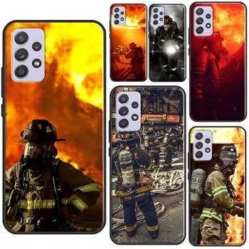 Firefighter Heroes Case For Samsung A52 A12 A22 A32 A42 A72 A51 A71 A50 A70 A41 A31 A11 A21S A52S Soft Cover Samsung A10