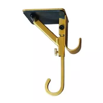 Fireplace Stocking Hook Mantle Garland Hanger Strong Load-bearing Adjustable Design Heavy Duty 2-in-1 Stocking Garland Holder 1pc