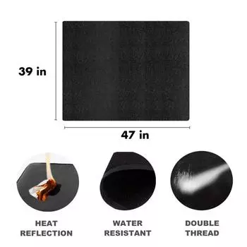 Fireproofvc BBQ Grill Pad RFireproofvc BBQ Grill Pad RFireproofvc BBQ Grill Pad RFireproofvc BBQ Grill Pad RFireproofvc BBQ Gril 39x47 inches