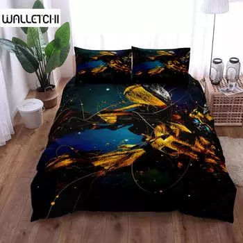 Firing Honeybee Duvet Cover Set UK Single Double Queen King US Twin Full King Size Bed Linen Set EU single(135x200cm)