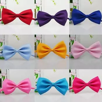 Фирменная Новинка, модный однотонный свадебный смокинг для маленьких мальчиков и девочек, разноцветный галстук-бабочка Ne 1