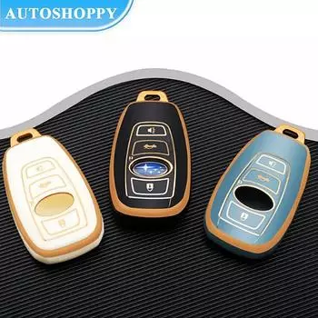 Фирменный новый чехол для ключей из ТПУ для Subaru BRZ XV SV Forester Legacy Outback Crosstrek Impreza WRX, аксессуары для брелка в виде ракушки красный