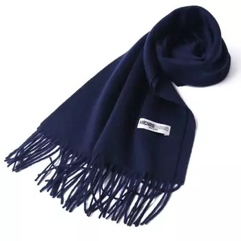 Фирменный шарф из простой шерсти с бахромой [Michiko London] (ВМС США)
