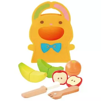 First Food Education Mogu Mogu Fruit Set Магнитная деревянная игрушка Развивающая игрушка Игровой домик Вуди Пудди