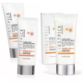 First Pick Magic Mild Sun Cream SPF50+/PA+++, 2 солнцезащитных крема, 50 мл, 2 шт.