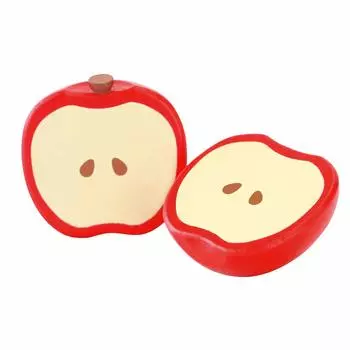 First Play House Apple Magnet Wooden Toy Educational Toy Play House Woody Puddy
