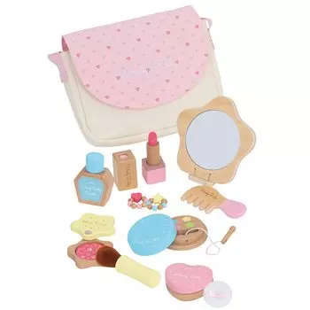 First Play House Sparkling Cosmetic Set Магнитная деревянная игрушка Развивающая игрушка Play House Woody Puddy