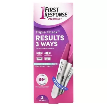 First Response, Тест на беременность TripleCheck™, 3 теста