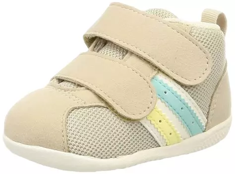 First Shoes Comfit First Mid Cut Baby бежевый 239 см [Sukusuku] 12.5