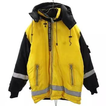 FIRSTDOWN Old Down jacket M yellow Men s Used