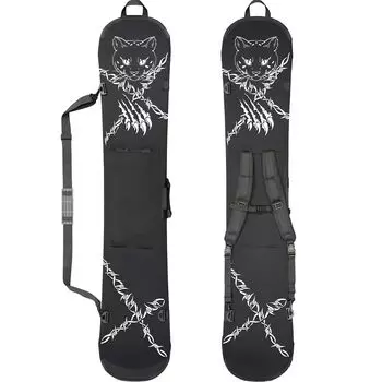 Firun Snowboard Bag Sole Cover Чехол для доски Чехол для сноуборда Мягкий чехол Чехол для края Рюкзак Сумка Плечевой ремень Материал амортизации Эластичная защита подошвы с