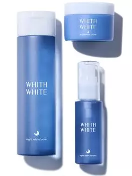 Fis White Whitening Lotion Serum Cream set Vitamin C Tranexamic Acid Aging Care 3 шт. 200 мл/50 мл/50 г Квази-лекарство