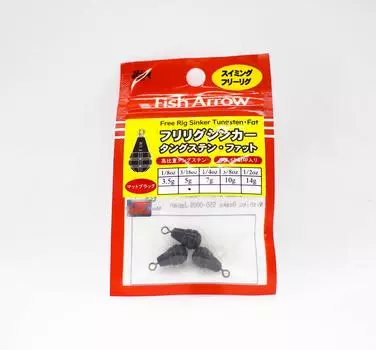 Fish Arrow Free Rig Sinker Жир 3/16 унций (6204)
