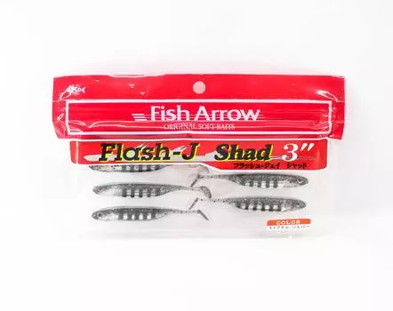 Fish Arrow Мягкая Приманка Flash J Shad 3 дюйма 7 шт. в упаковке #23 (2625)