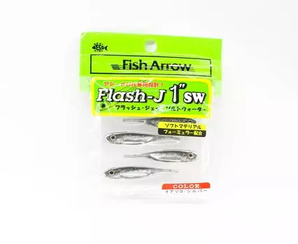Fish Arrow Мягкая приманка Flash J SW 1 дюйм 5 шт. в упаковке #112 (8351)