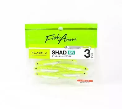 Fish Arrow Soft Lure Flash J Shad SW 3 Inch 5 Piece per pack #102 (8390)