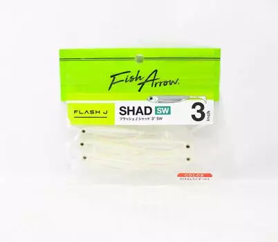 Fish Arrow Soft Lure Flash J Shad SW 3 Inch 5 Piece per pack #142 (8444)