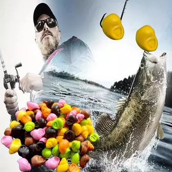 Приманка для рыбы, замаскированная под раковину, с различными ароматами, плавающая имитация приманки для рыбы, имитация плавучести при ловле европейского карпа, A разноцветный