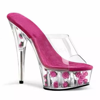 Fish mouth high heels women s 2025 new fashion waterproof table Fish mouth trend high heels sandals women s stiletto rose women s shoes 34 белый