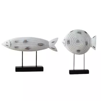 Fish Statue Unique Ornament Animal Figurine for Mantel Living Room Office