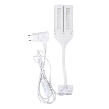 Fish Tank Clip Light with Control Switch USB Plug Four Rows of Wide Angle Aquarium LED Light