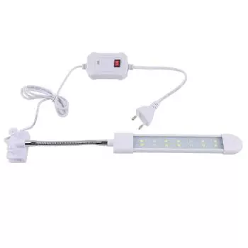 Fish Tank Clip on Light Aquarium Clamp Lamp with White and Blue Light 50HZ