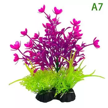 Fish Tank Plastic Simulation Plant Aquarium Artificial Diy Aquatic Plant Water Grass Fish Tank Decorations Accessories