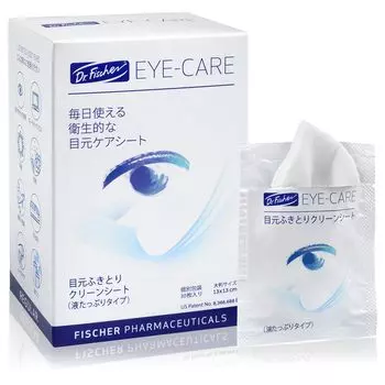 Fisher 30 упаковок Салфетки для снятия макияжа Салфетки с экстрактом ромашки Большие салфетки Шампунь для глаз Dr.. (обычный тип)