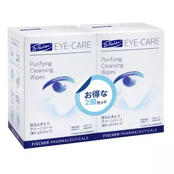 Fisher 60 упаковок Салфетки для снятия макияжа Салфетки с экстрактом ромашки Большие салфетки Шампунь для глаз Dr.. (обычный тип)