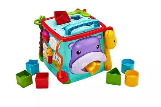 Fisher Price Bilingual Learning Box [6 месяцев и старше] [Образовательный/Английский/Иностранный язык] [Подарок] DNY97