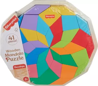 Fisher Price Деревянный геометрический пазл с цветами и возрастом 3 и красочный HXT94 Игрушка, Формы, Игрушка для малышей, Образовательная/обучающая игрушка, Монтессори, Вверх,