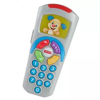 Fisher Price Doggie Двуязычная игрушка с дистанционным управлением для малышей/малышей Обучающая игрушка Цифры Английский 6 месяцев и старше DRD26