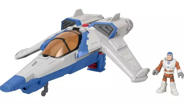 Fisher Price Imaginext Buzz Lightyear Light Sound Vehicle возрастом 10 лет и HGT26 Белый и [3 вверх] белый