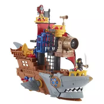 Fisher Price Imaginext Капитан Акула и Пиратский Корабль годы DHH61 [3-8 лет]