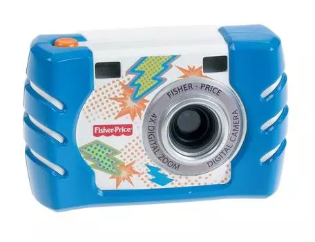 Fisher Price Kids Tough Цифровая Камера Тонкая Синяя (W1459) синий