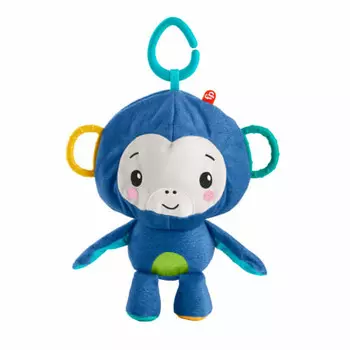 Fisher Price Learn about the ball! Soft Monkey [0 months and up] [Educational toy] [Cloth toy] GWW62