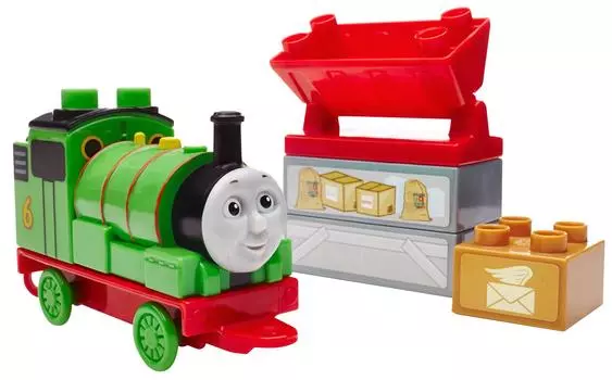 Fisher Price Mega Bloks Thomas Ассортимент персонажей Перси и почтовый ящик (CNJ06)
