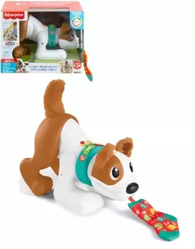 Fisher Price Отправляйтесь на пробежку с двуязычной собакой щенков и собакой HGY01! [6 вверх] [Игрушка для малышей]