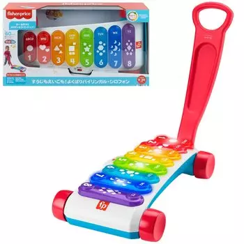 Fisher Price Suuji Well Двуязычные месяцы ксилофона и английский иностранный HJK43 Moeigomo! [9 up] [Игрушка для малышей] [Образовательный язык] [Музыка для музыкальных инструментов] белый