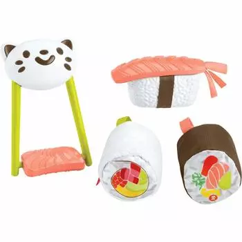 Fisher Price take cute Sushi Rattle Set months and FXC06 Let s pictures! [0 up] [Educational Toy] [Rattle]