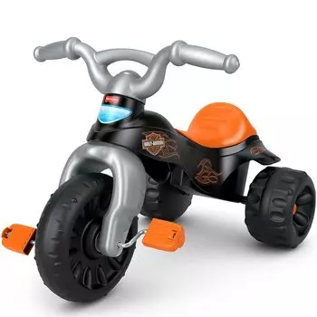 Fisher Price Удобный в езде трехколесный велосипед с широкими шинами W1778 [только онлайн] старого образца! Harley-Davidson [2-5 *Вес ~25 кг]