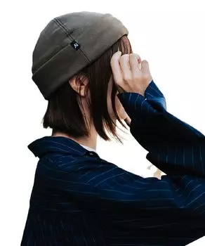Fisherman Roll Big Watch Large Winter [Nakota] Sweatshirt, Cap, Cap, Hat, Men s, Women s, Size, Large, Deep, Plain, Casual, Autumn, [One Size/Khaki]