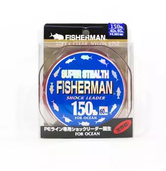 Fisherman Super Stealth Nylon Shock Leader 150 lb x 60 meter (0160)