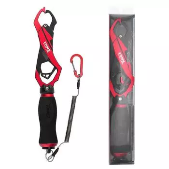 Fishes Lip Grabber with Scale Aluminum Alloys Fishes Control Clamps синий