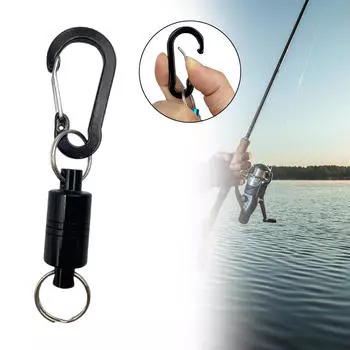 Зажим для крепления рыболовной сети, зажим для крепления мушки, застежка для застежки чёрный